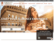 Tablet Screenshot of apartmentsflorence.it